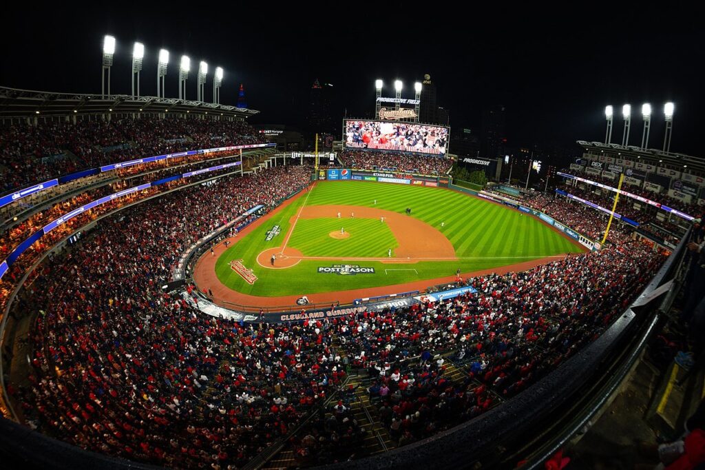 The ballpark opened as Jacobs Field in 1994 to replace Cleveland Stadium, which the Guardians, then known as the Cleveland Indians, had shared with the Cleveland Browns of the National Football League