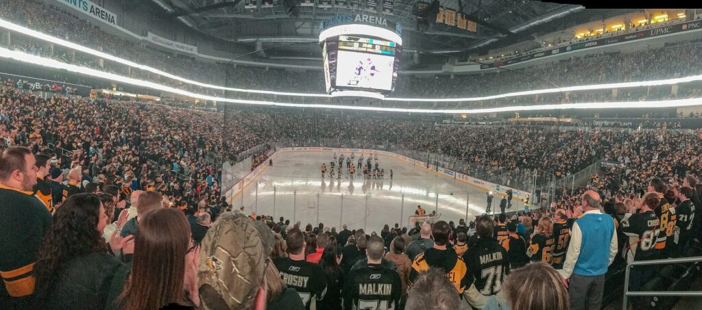 PPG Paints Arena, a premier Pittsburgh venue for sports and entertainment, home to the Penguins, with advanced technology and easy transportation access
