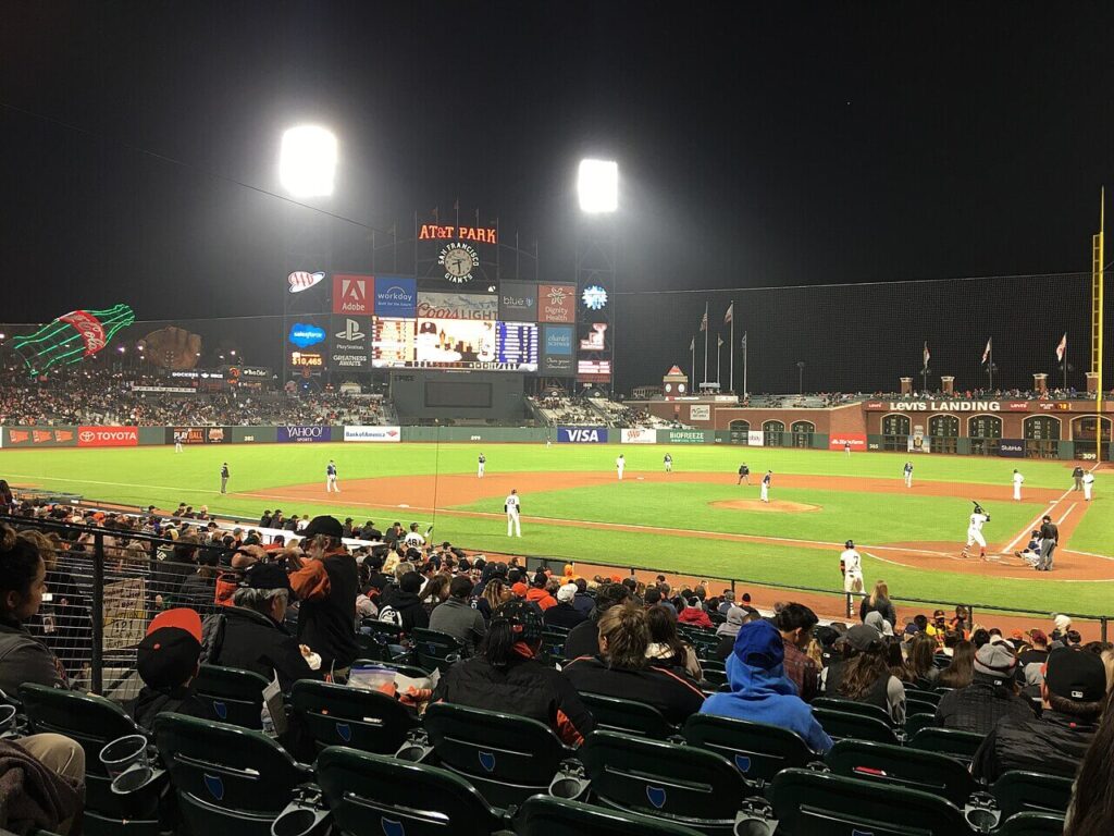 Oracle Park has also been the site of numerous historic baseball events and internet connected vendors